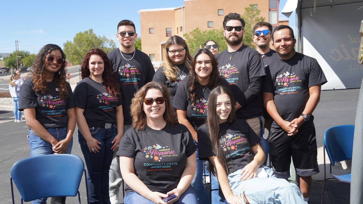 NNMC Staff wearing National Hispanic Heritage Tshirts